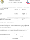 Player Information And Medical Release Form