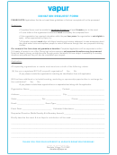 Vapur Donation Request Form