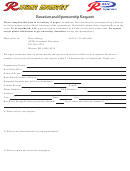 Fillable Riiser Energy Donation Request Form Printable pdf
