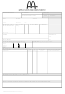Fillable Application For Employment Printable pdf