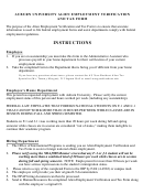 Instructions For Employment Eligibility Verification Printable pdf
