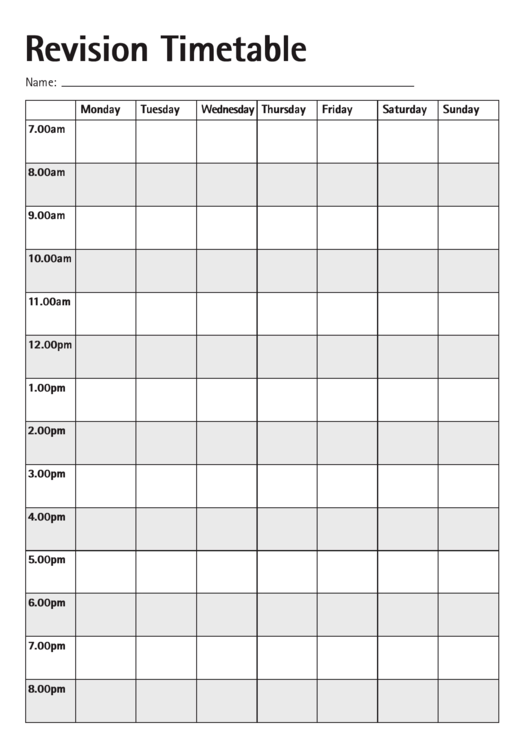 letters printable q Template download pdf printable Timetable Revision