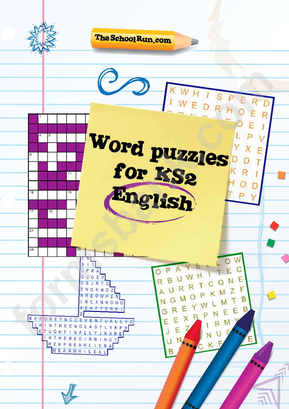 Word Puzzles For Ks2 English