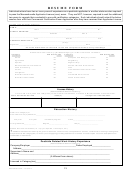 Pesticide Applicator Resume Form