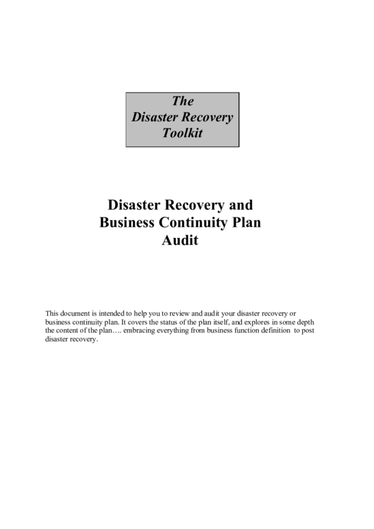 The Disaster Recovery Toolkit