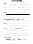 Church Of The Apostles Confidential Application For Marriage