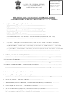 Application Form For The Grant / Renewal Of Pio Card Formulaire Pour L'obtention / Renouvellement De La Carte Pio