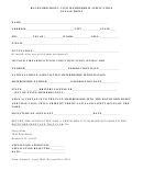 Rockford Skeet Club Membership Application Printable pdf