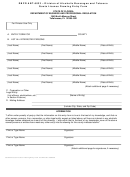 Division Of Alcoholic Beverages And Tobacco Quota License Drawing Entry Form