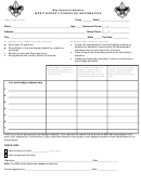 Merit Badge Counselor Information Form
