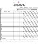Cub Scout Day Camp Daily Attendance Sheet