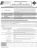Mad 023 - Medicaid Application For Women, Children, And Families Printable pdf