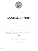 Annual Report To The Division Of Financial Institutions