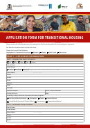 Application Form For Transitional Housing