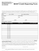 Mcep Credit Reporting Form