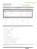 Nurse Note Sample Printable pdf