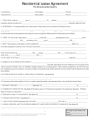 Residential Lease Agreement For Anne Arundel County Printable pdf