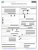 University Of Oregon Employee Information Form
