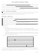 Sca Model Release Form