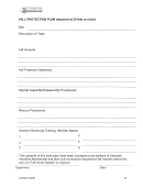 Fall Protection Plan Template