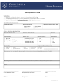 Concordia University Job Requisition Form