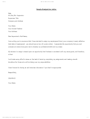 Sample 2 Week Notice Resignation Letter Template