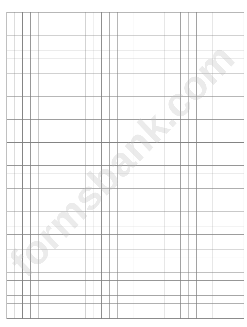 Large Square Graph Paper