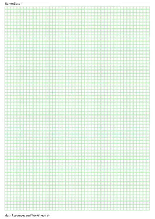 Math Graph Paper Printable pdf