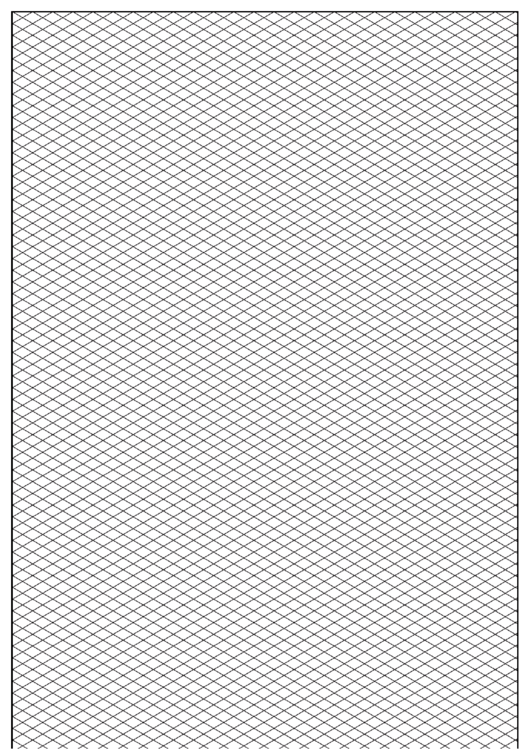 Isometric Graph Paper Printable pdf