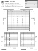 4-h Project Bowl Score Sheet