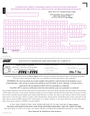 Form Reg 138 - Notice Of Transfer And Release Of Liability - California Department Of Motor Vehicles - 2012