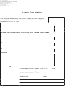 Form Dr 2100 - Release Of Liability Form Car Accident