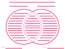 Lined Venn Diagram Template