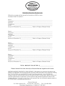 Charitable Donation Receipt Form