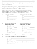 Confidential Divorce Questionnaire Template