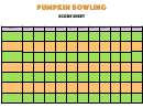 Pumpkin Bowling Score Sheet Template