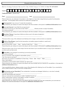 Dispute Information Form