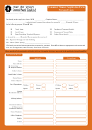 Consumer Finance Application Form Personal Loan