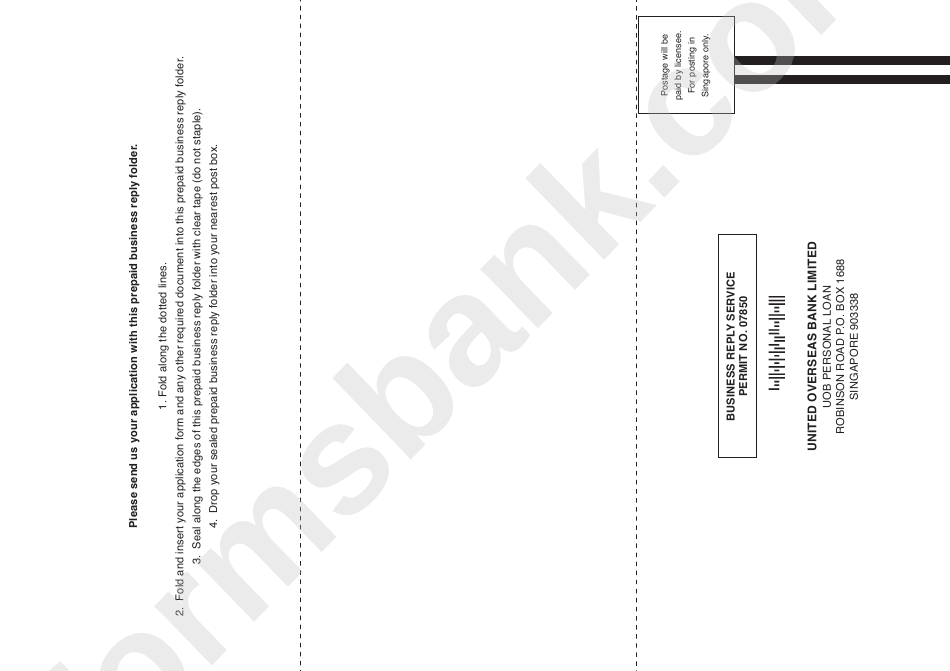 Uob Personal Loan Application Form