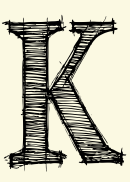 Letter K Template