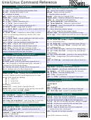 Unix Linux Command Reference Sheet