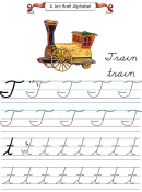 Jan Brett Alphabet Letter T