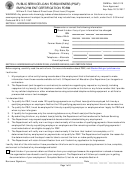 Public Service Loan Forgiveness (pslf): Employment Certification Form