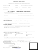 Fillable Certificate Of Exemption Printable pdf