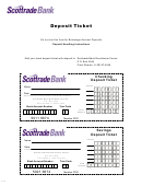 Bank Deposit Tickets Form
