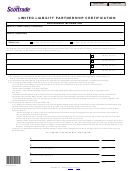 Limited Liability Partnership Certification Form