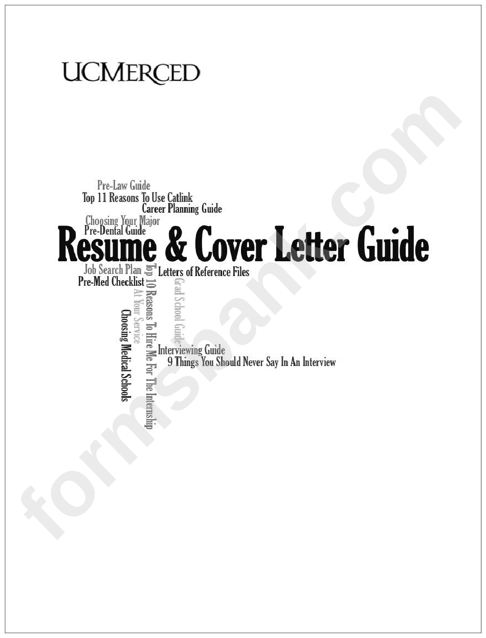 Resume And Cover Letter Samples