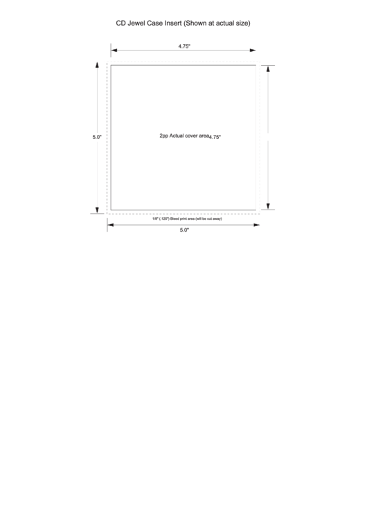 Cd Jewel Case Insert Printable pdf