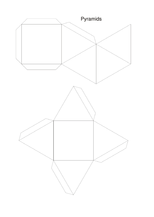 Square Pyramids Printable pdf