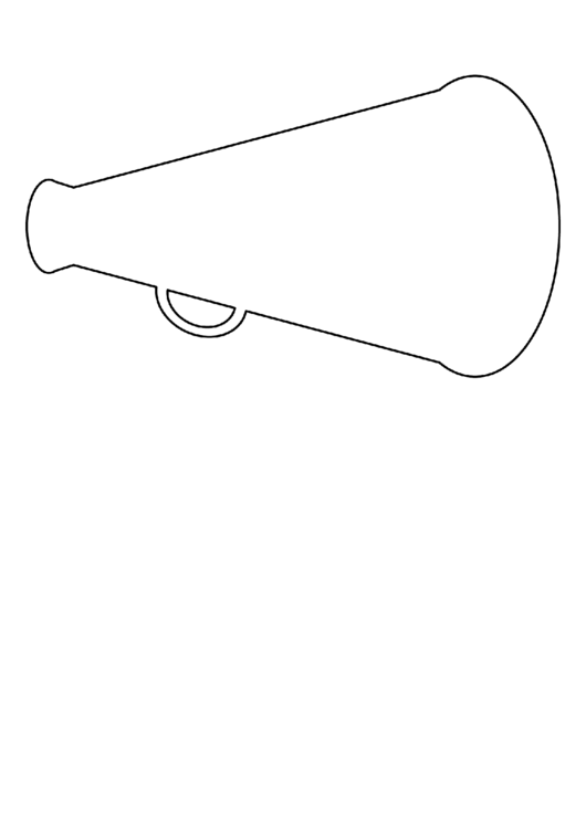 Megaphone Template Printable pdf